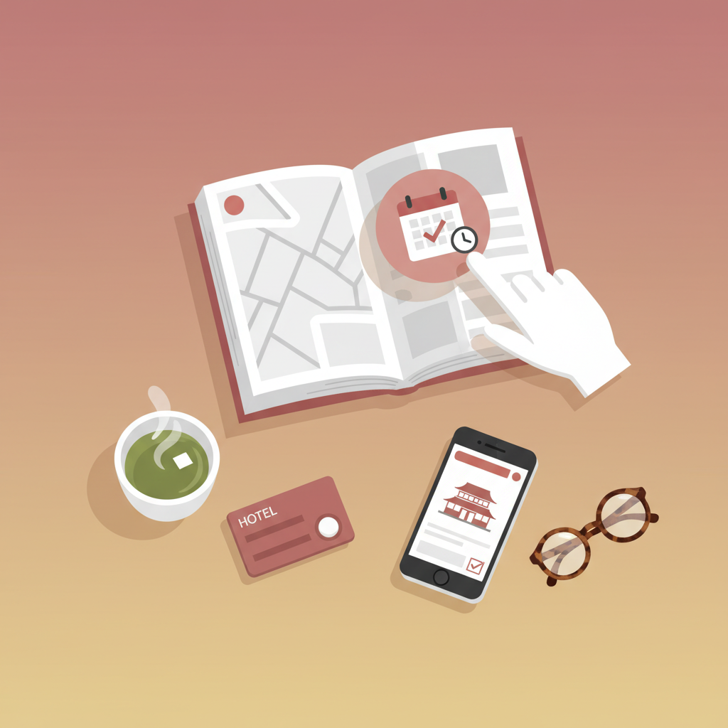 Wortschatzillustration zu 予約