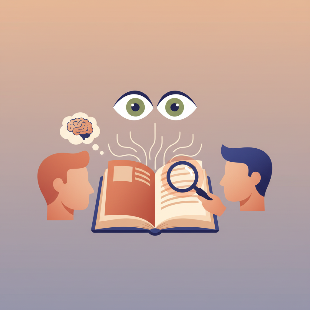Wortschatzillustration zu 読む