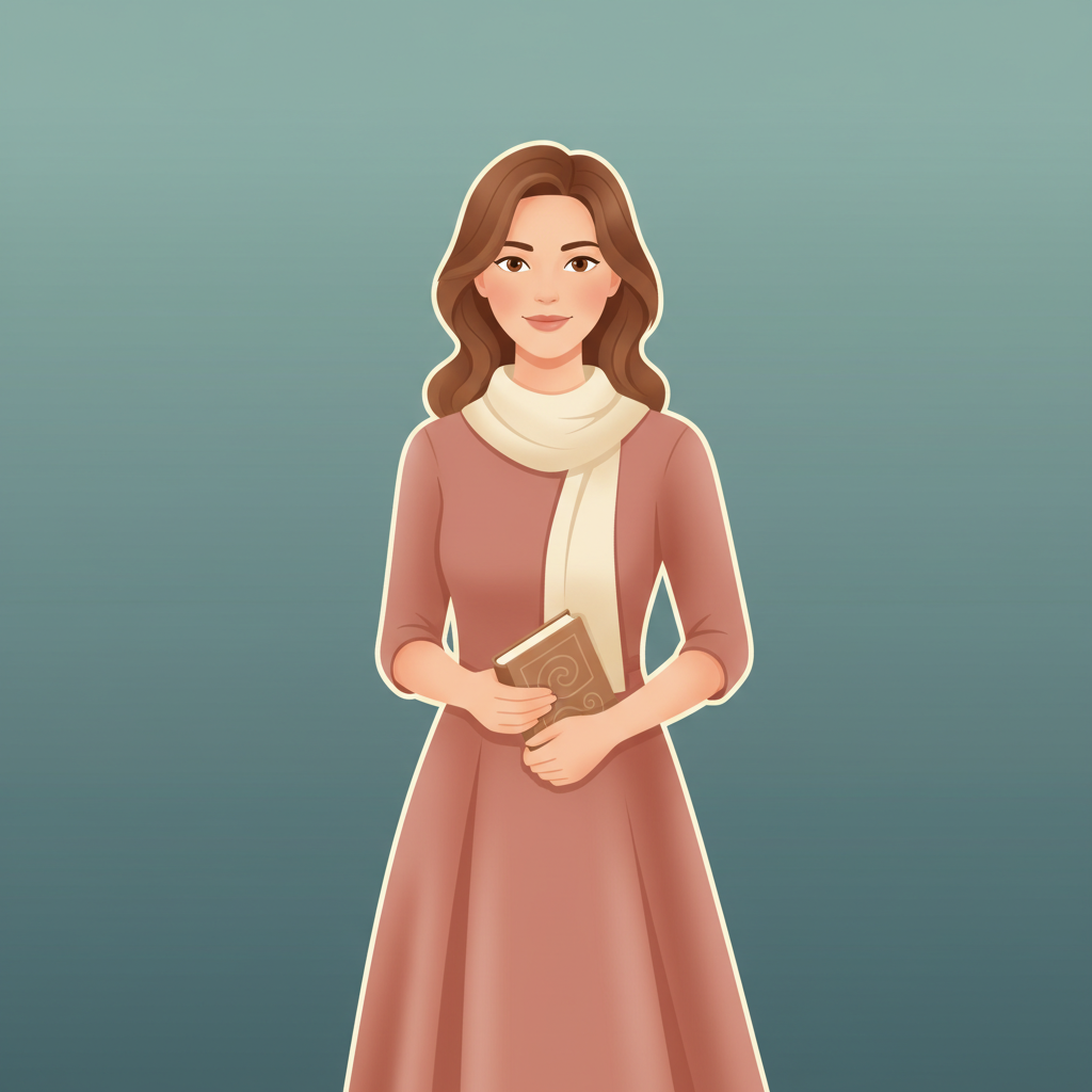 Wortschatzillustration zu Femme
