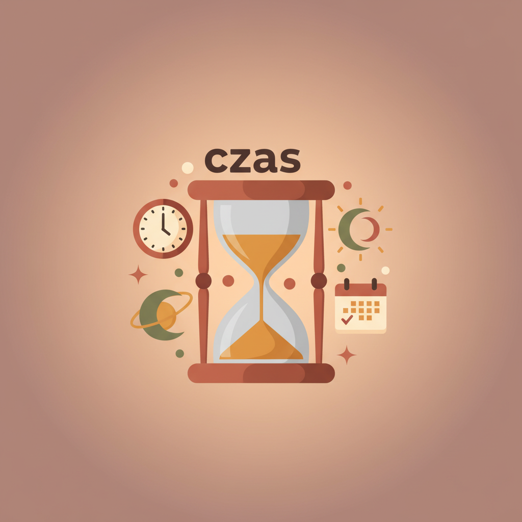 Wortschatzillustration zu Czas