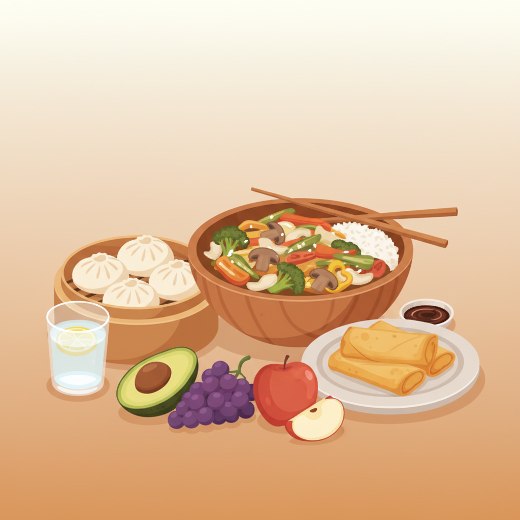Wortschatzillustration zu 食物