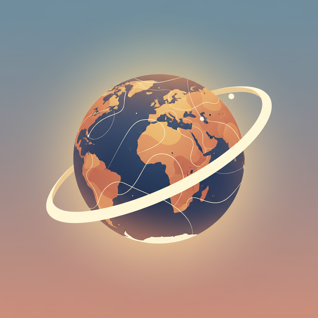 Wortschatzillustration zu 世界