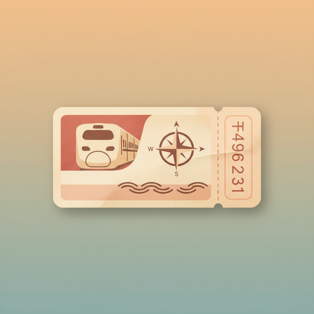 Wortschatzillustration zu 切符