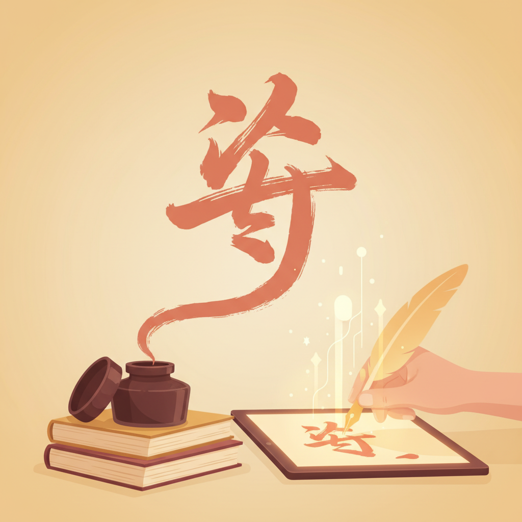 Wortschatzillustration zu 写