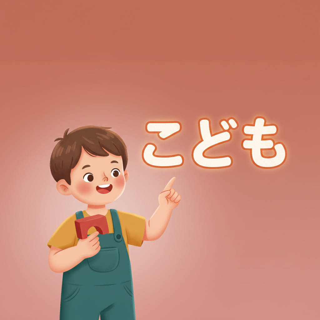 Wortschatzillustration zu 子ども