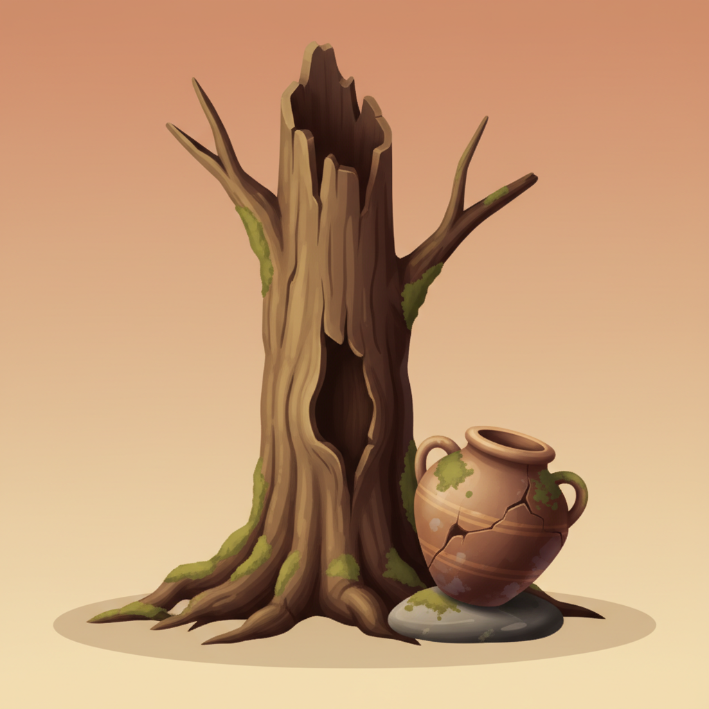 Wortschatzillustration zu 古い