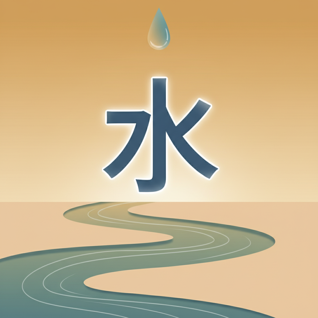 Wortschatzillustration zu 水