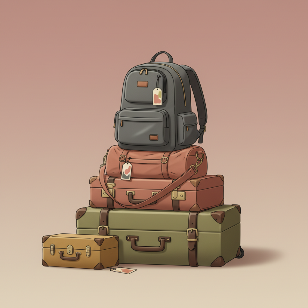 Wortschatzillustration zu 荷物