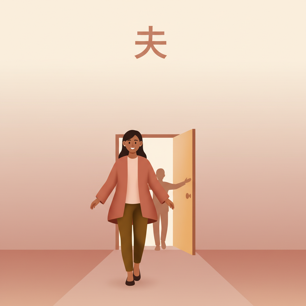 Wortschatzillustration zu 来