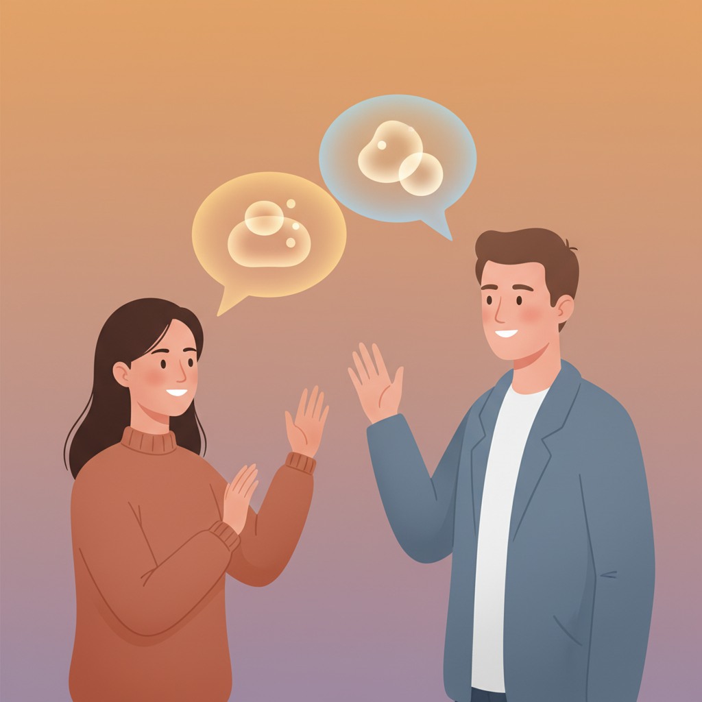 Wortschatzillustration zu 晚上好