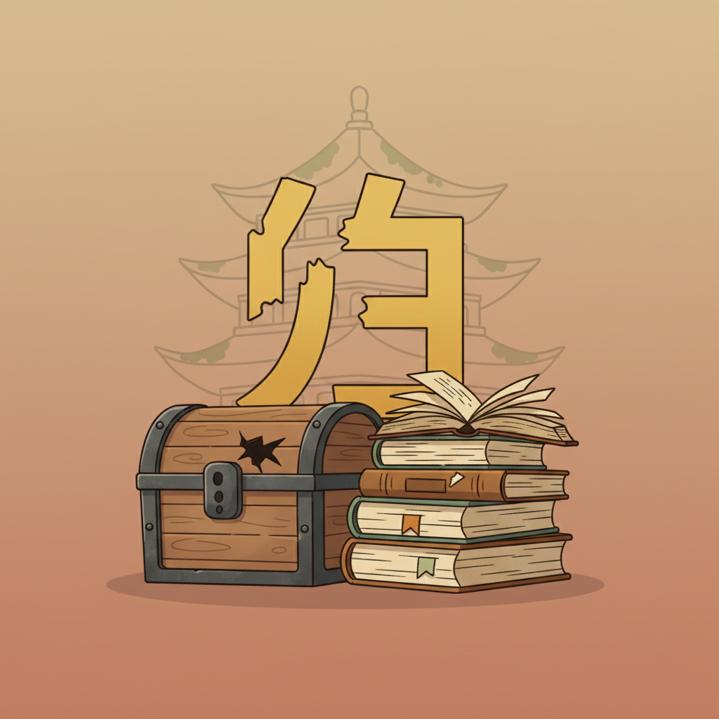 Wortschatzillustration zu 旧