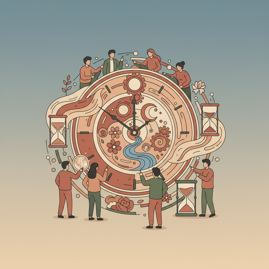 Wortschatzillustration zu 时间