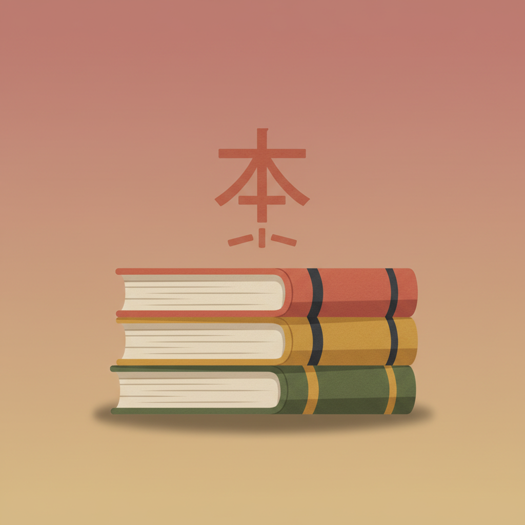 Wortschatzillustration zu 本