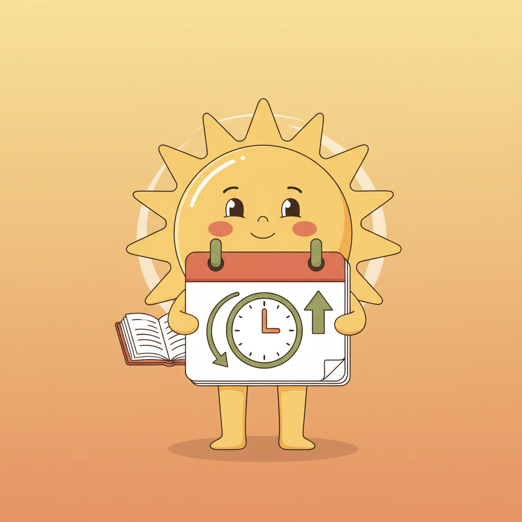 Wortschatzillustration zu 今天