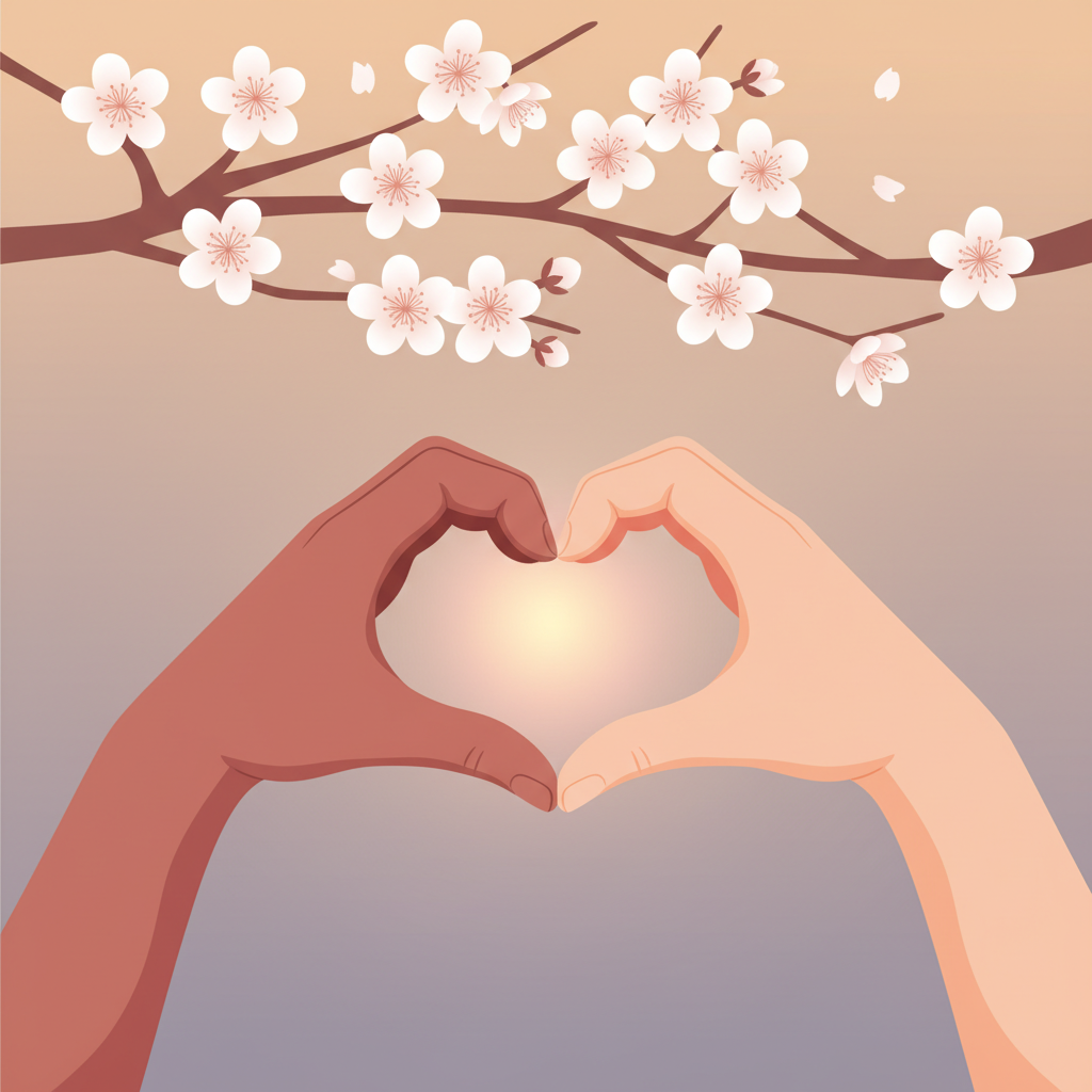 Wortschatzillustration zu 愛