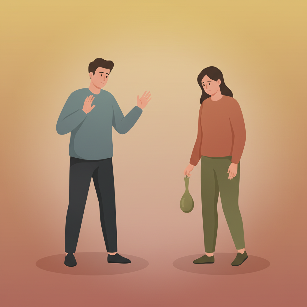 Wortschatzillustration zu いいえ