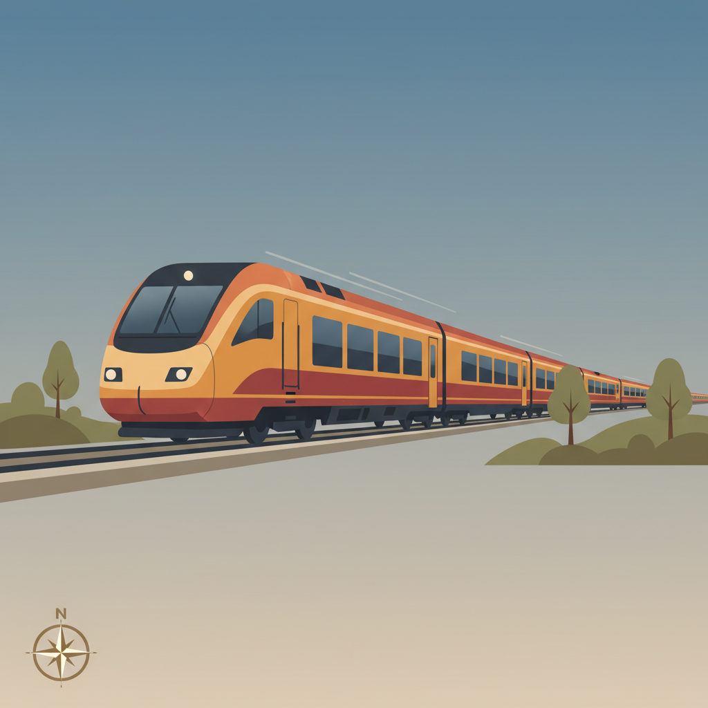 Wortschatzillustration zu Pociąg