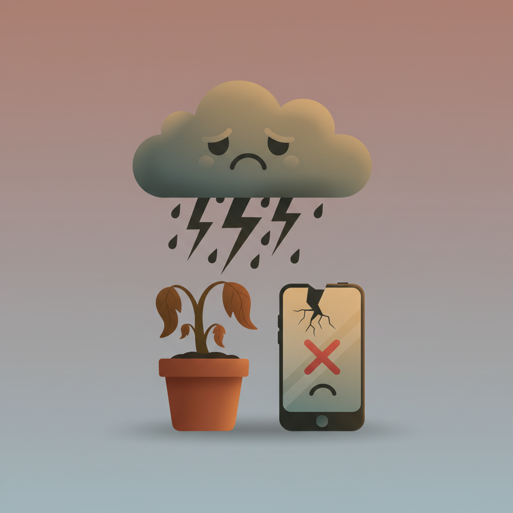 Wortschatzillustration zu 悪い
