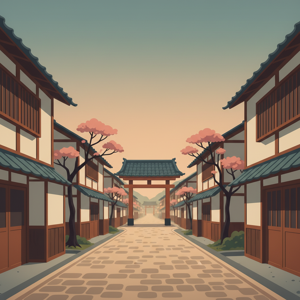 Wortschatzillustration zu 通り