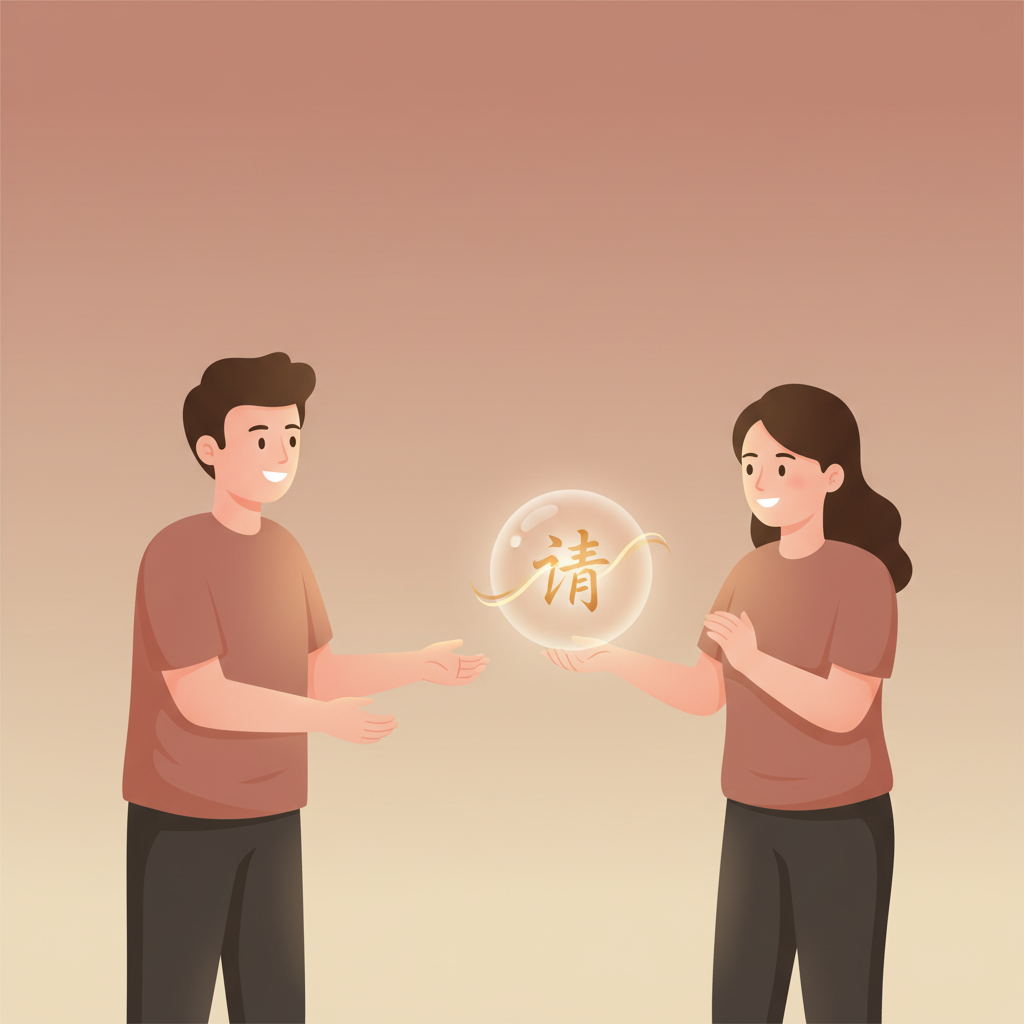 Wortschatzillustration zu 请