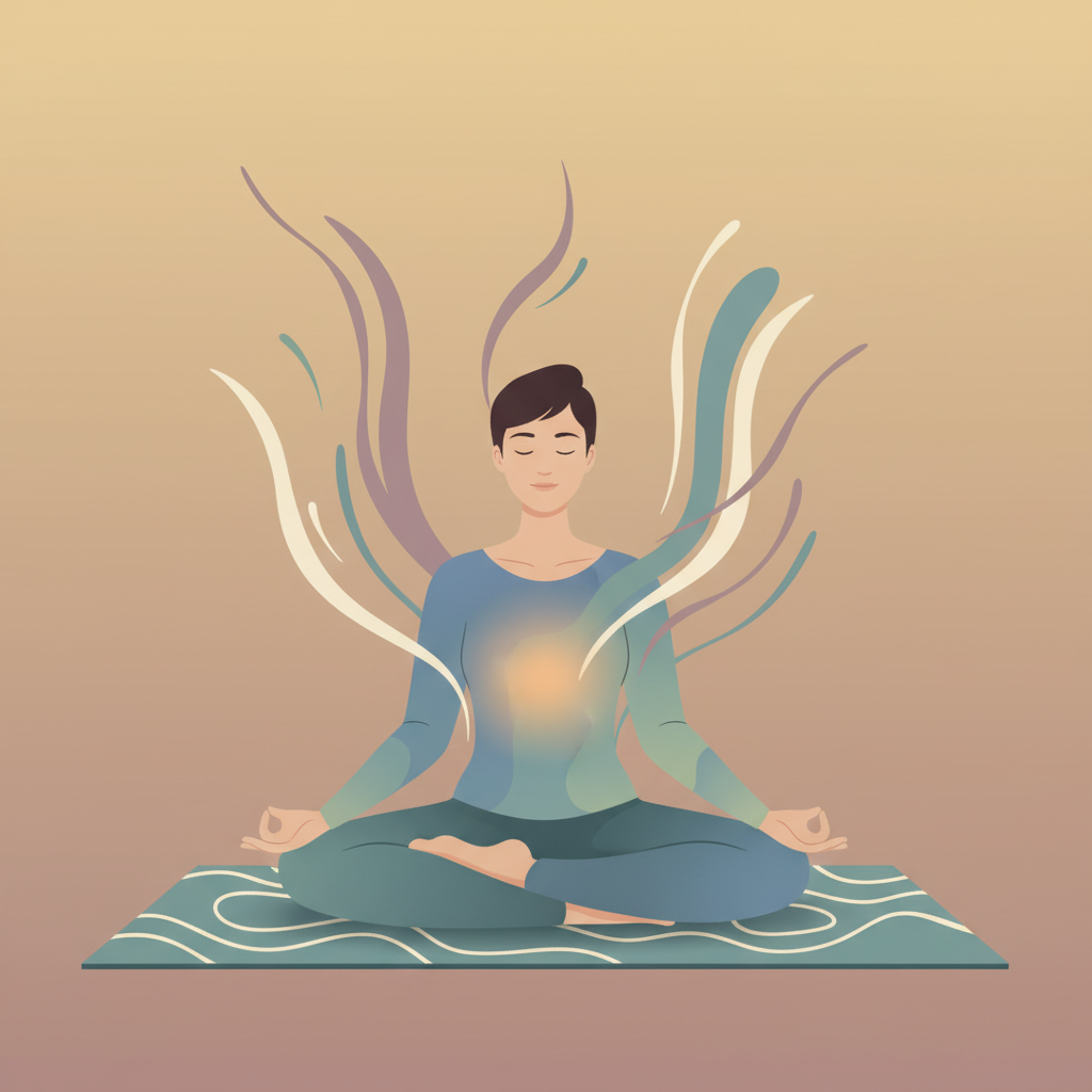Wortschatzillustration zu Calm down