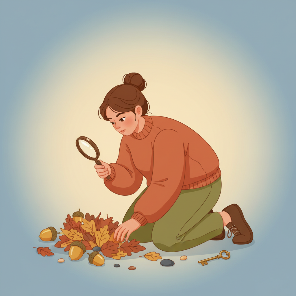 Wortschatzillustration zu Look for