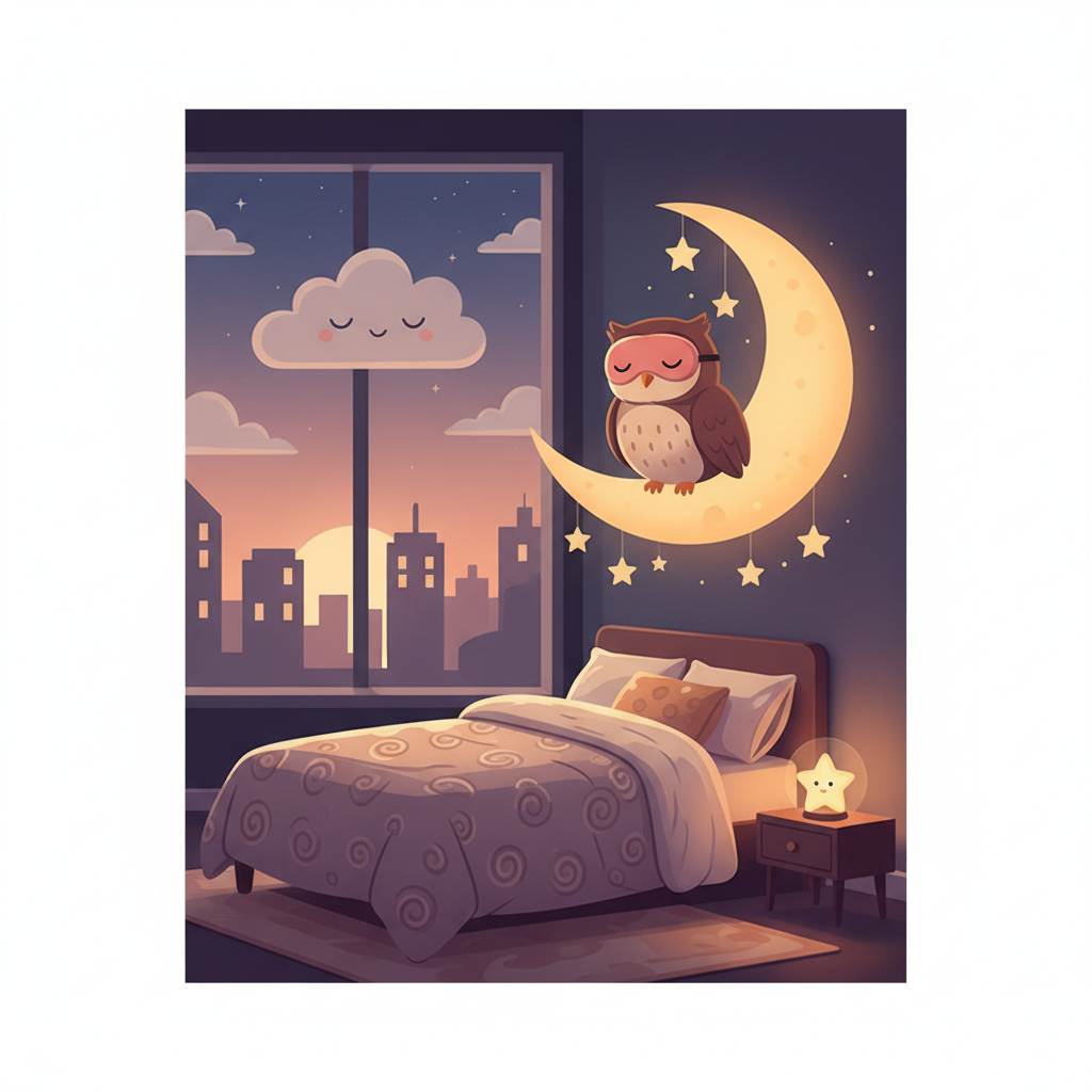 Wortschatzillustration zu Dobranoc