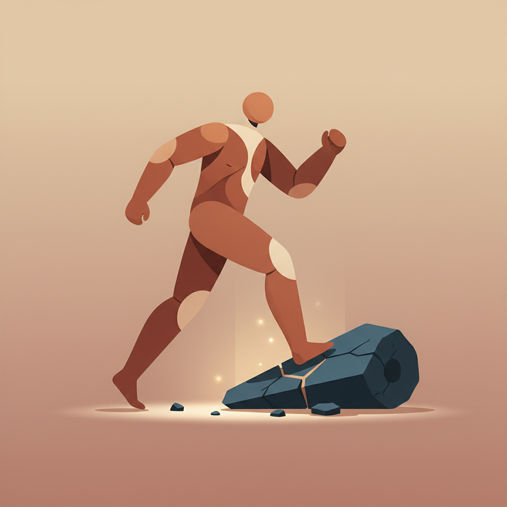 Wortschatzillustration zu Get over