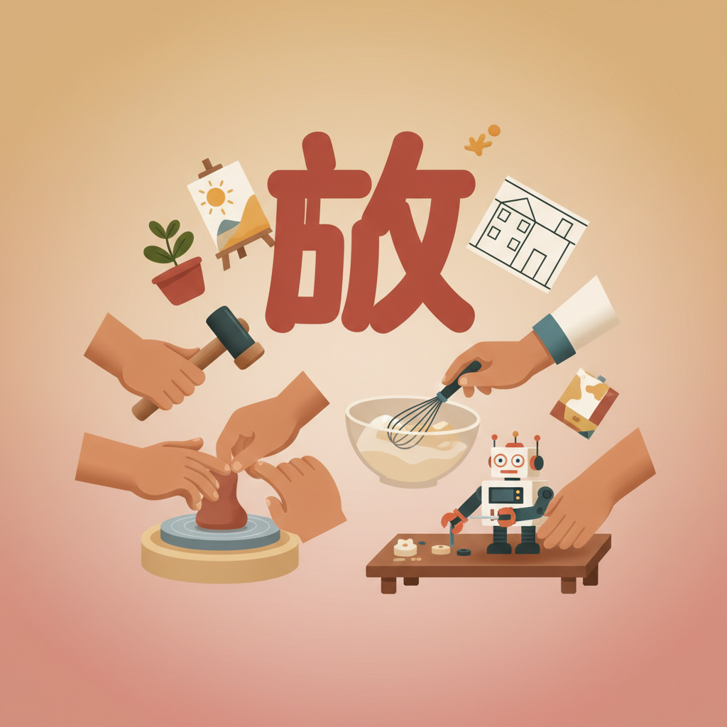 Wortschatzillustration zu 做