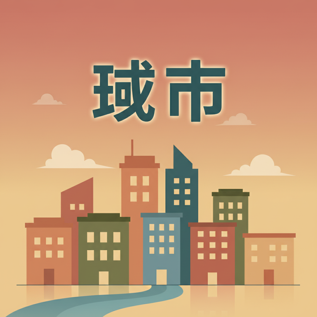 Wortschatzillustration zu 城市