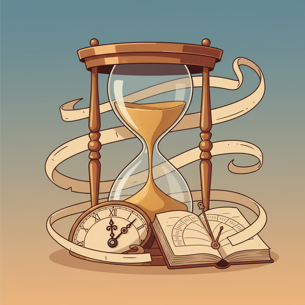 Wortschatzillustration zu 時間