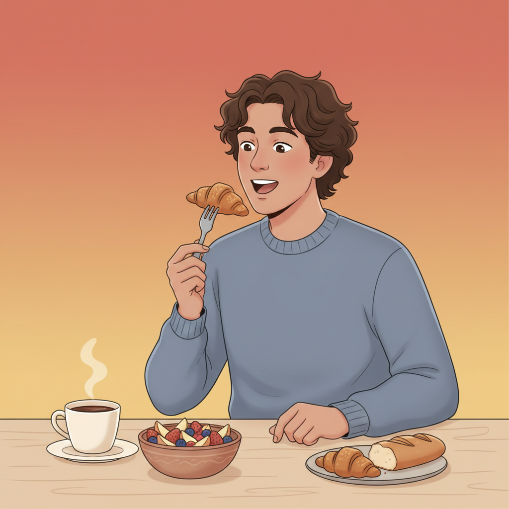 Wortschatzillustration zu Manger