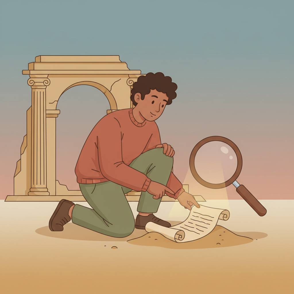 Wortschatzillustration zu Find out