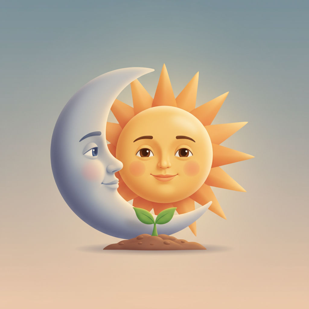 Wortschatzillustration zu 明天