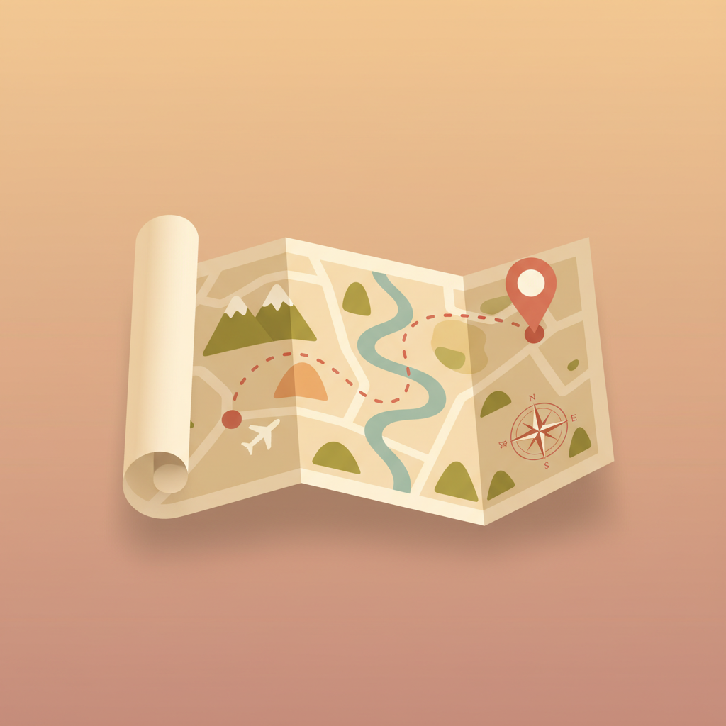 Wortschatzillustration zu Mapa
