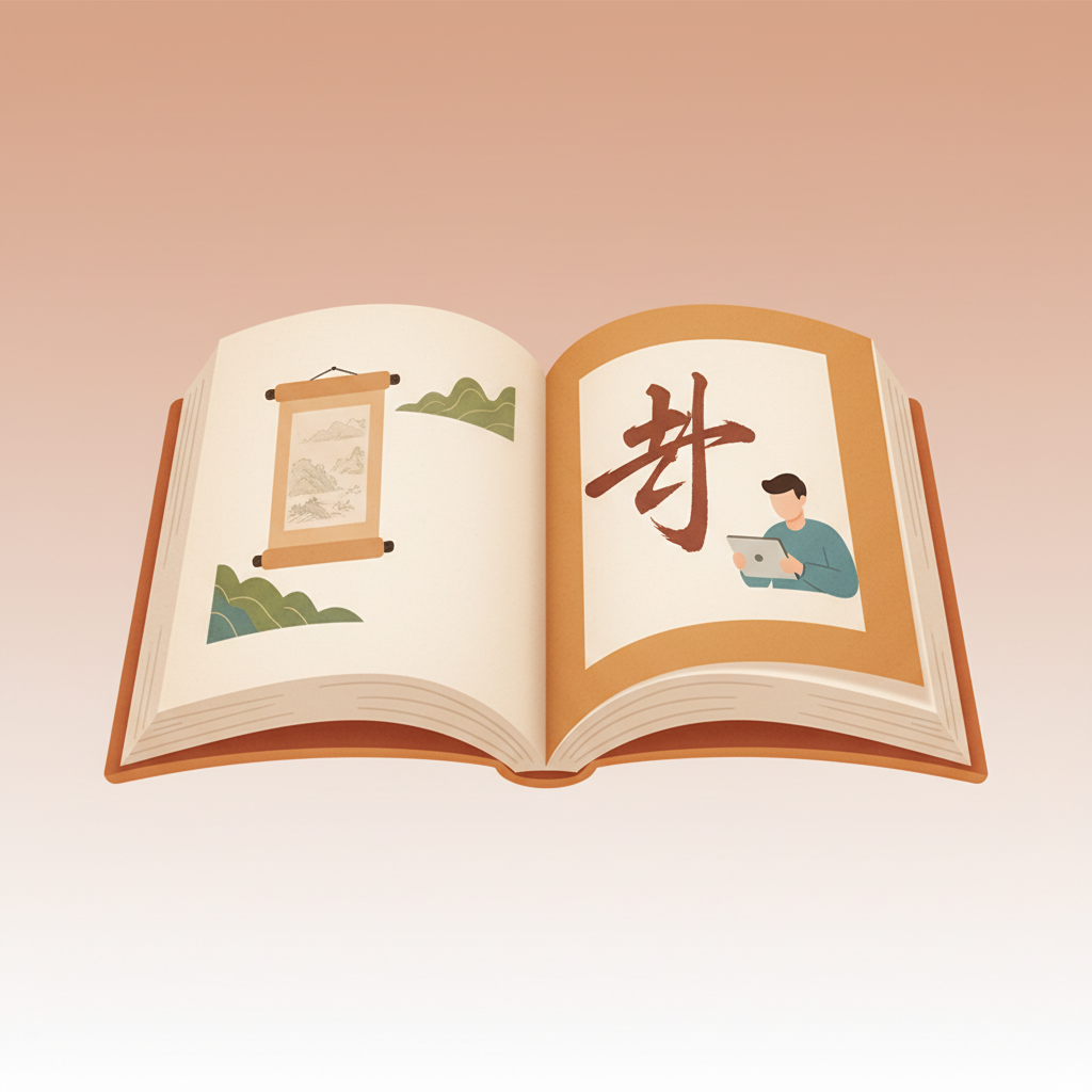 Wortschatzillustration zu 书