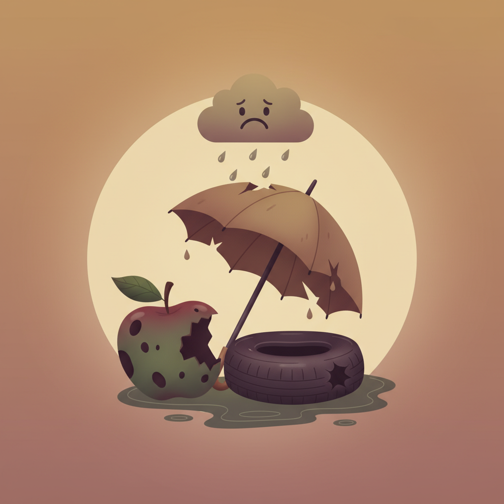 Wortschatzillustration zu Mauvais