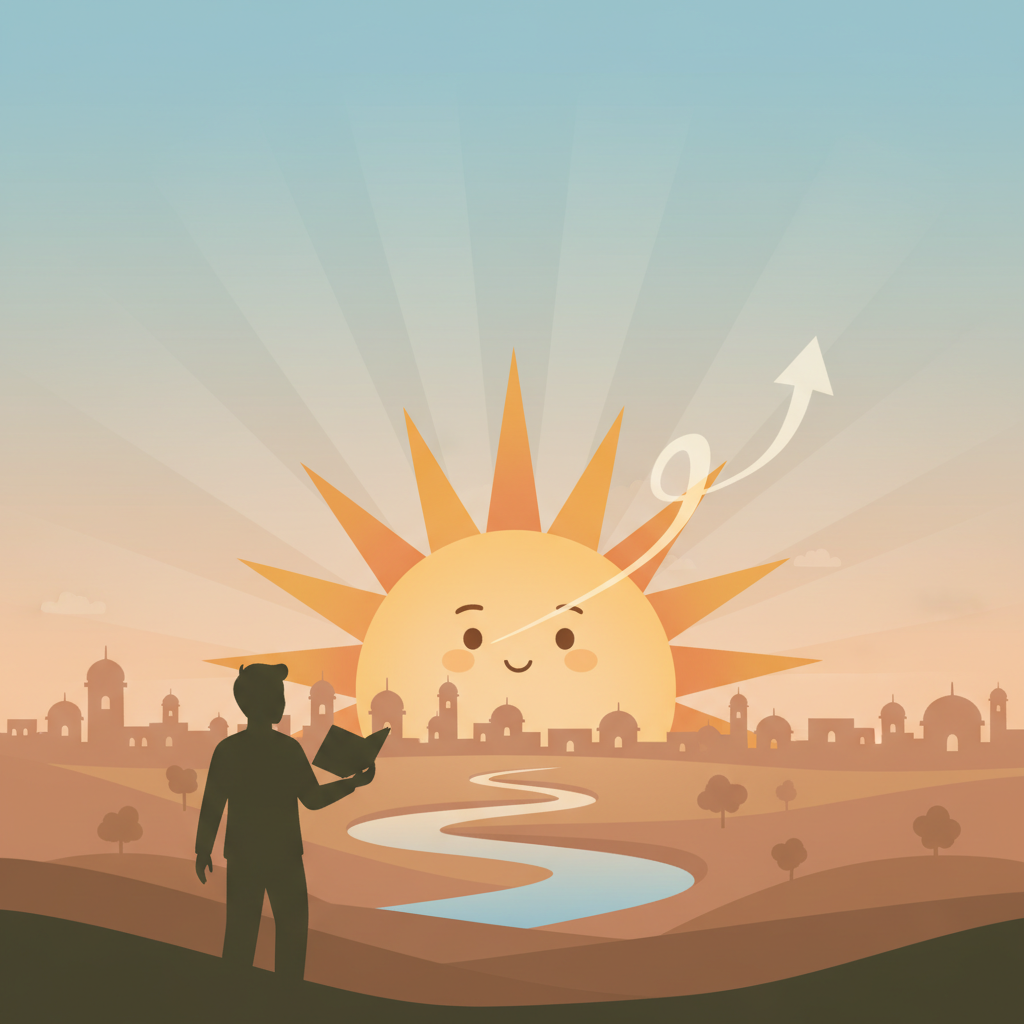 Wortschatzillustration zu Jutro