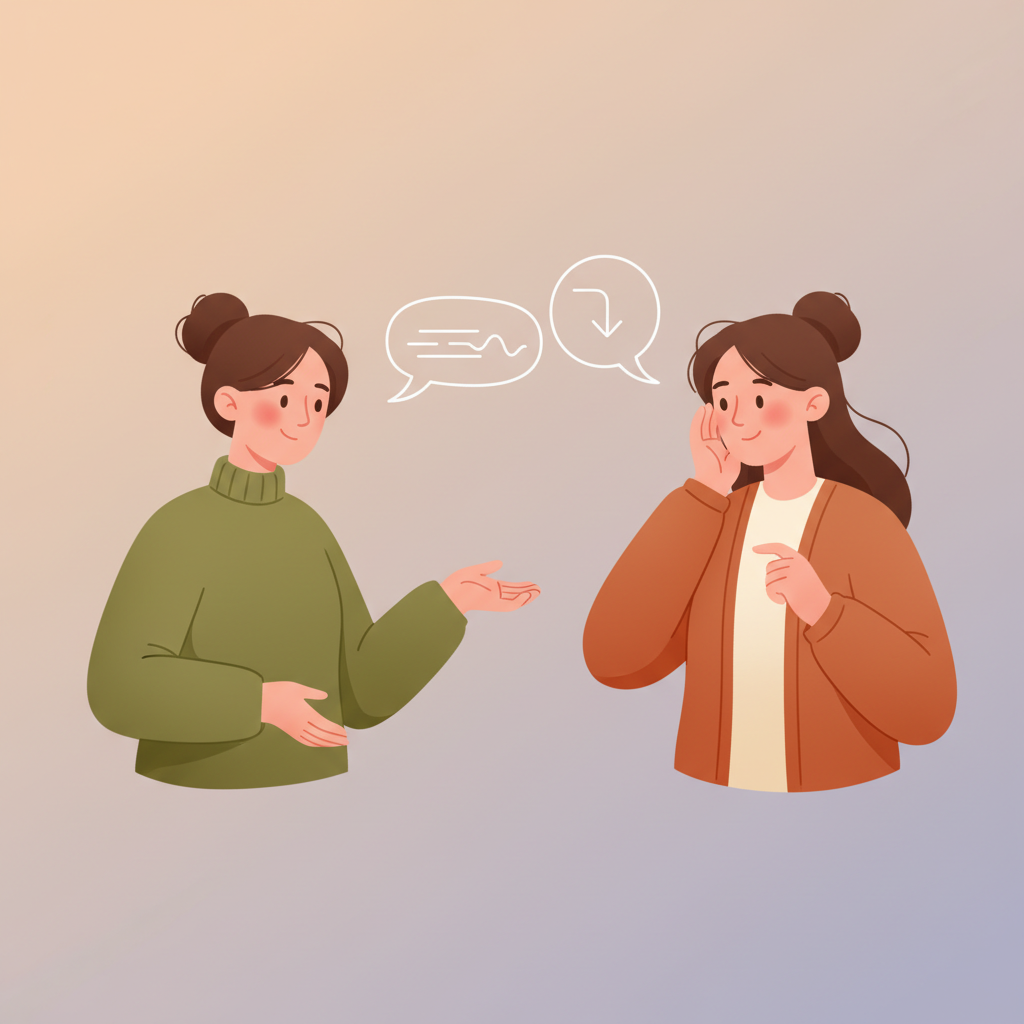 Wortschatzillustration zu 请说慢一点
